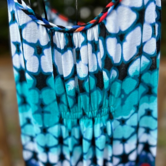 Nicole Miller Colorful Maxi Dress - Medium - Picture 3 of 9